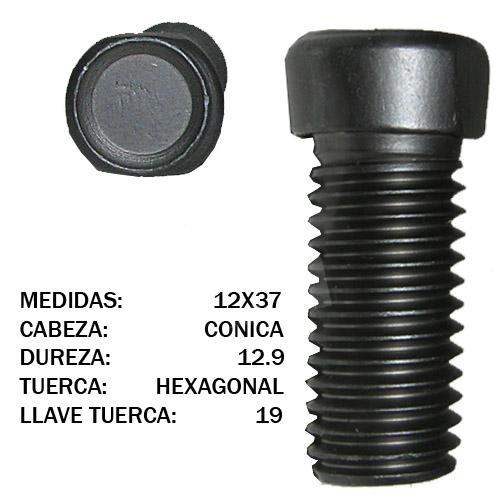 TORNILLO DIN CONICO 12X37 12.9