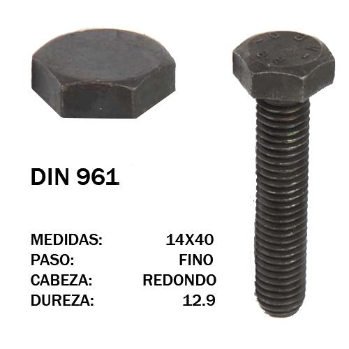 TORNILLO ROTOVATOR DIN 961 12,9 14X40