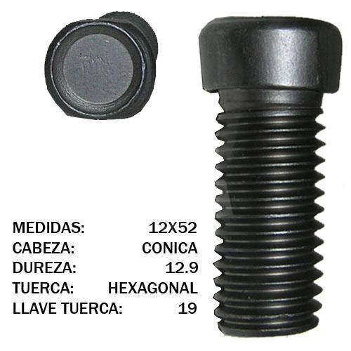 TORNILLO DIN CONICO 12X52 12.9