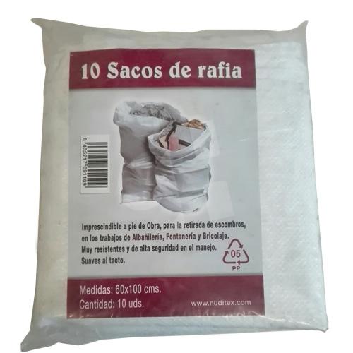 SACO RAFIA 60X100 ( 10UDS)