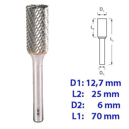 FRESA ROTATIVA METAL DURO A61225-6E