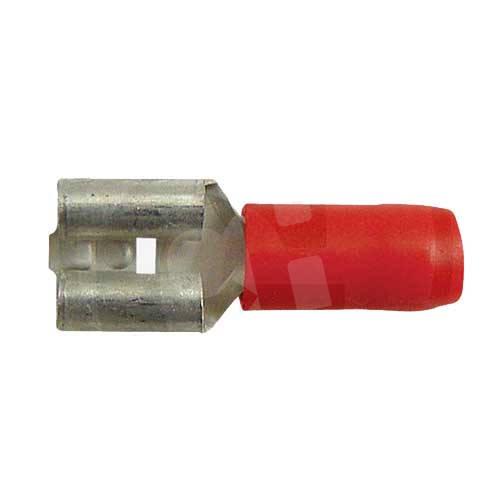 TERMINAL FASTON H 6,3X0,8 (BL) ROJO