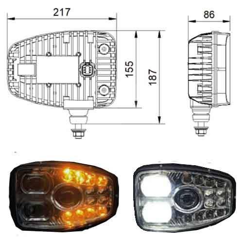 FARO DELANTERO LED L3431 IZDO