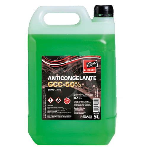 ANTICONGELANTE ORGÁNICO 50% VERDE (5 LTRS)