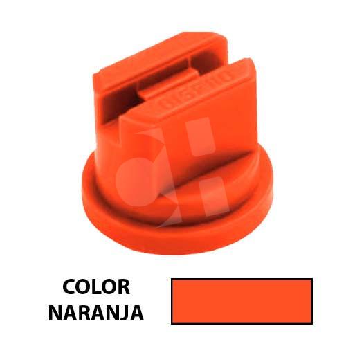 BOQUILLA RAJILLA PLASTICO 110º NARANJA