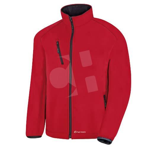 CAZADORA SOFT SHELL ROJO CUERZO T-XL