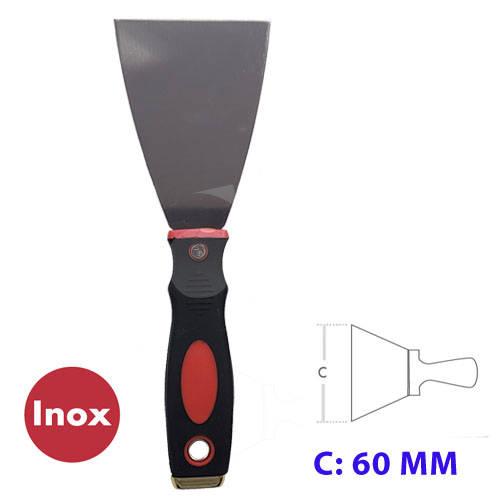 ESPATULA INOX M.PLASTICO 60MM