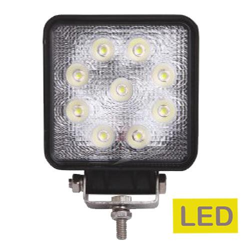 FARO DE TRABAJO 9 LEDS 1600 LM CUADRADO