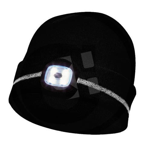 GORRO NEGRO CON FROTAL LED