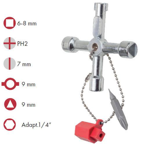 LLAVE CABINAS, AGUA, GAS ELEC