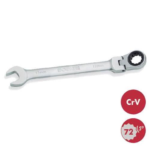 LLAVE COMBINADA CARRACA FLEXIBLE 21MM.