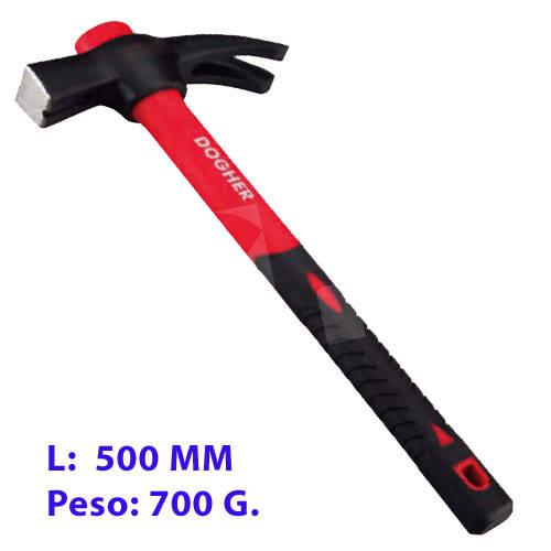 MARTILLO ENCOFRADOR F, VIDRIO 700 G.