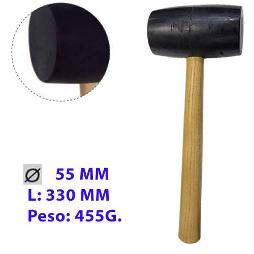 MAZA DE GOMA 455 GR.