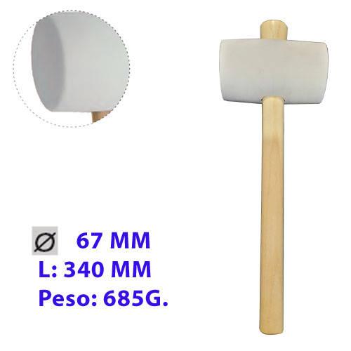 MAZA GOMA PARA SOLADOR 685 GR.