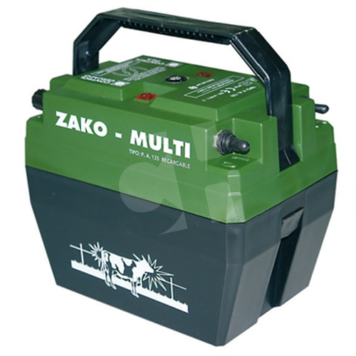 Pastor eléctrico Zerko-Recargable-Solar 10w con batería 12 v. y cargador