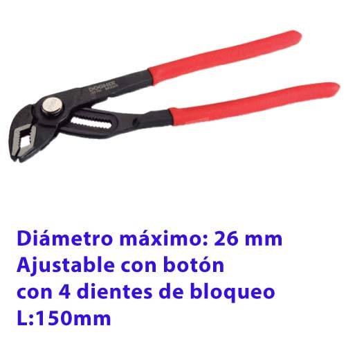 TENACILLA AJUSTE TAPIDO BOTON 150 MM